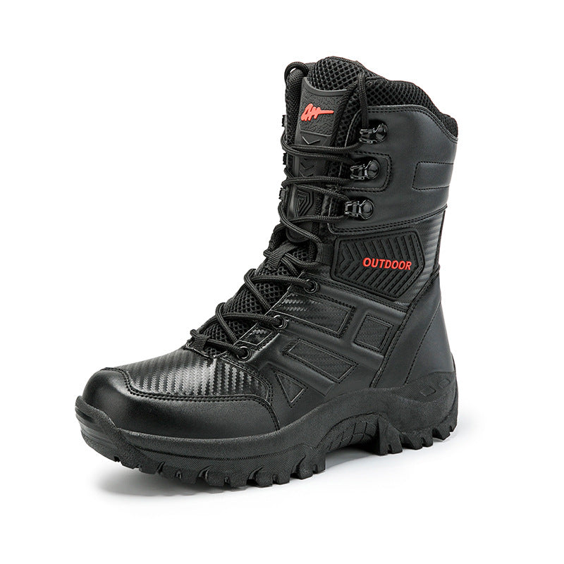 High-top tactical boots