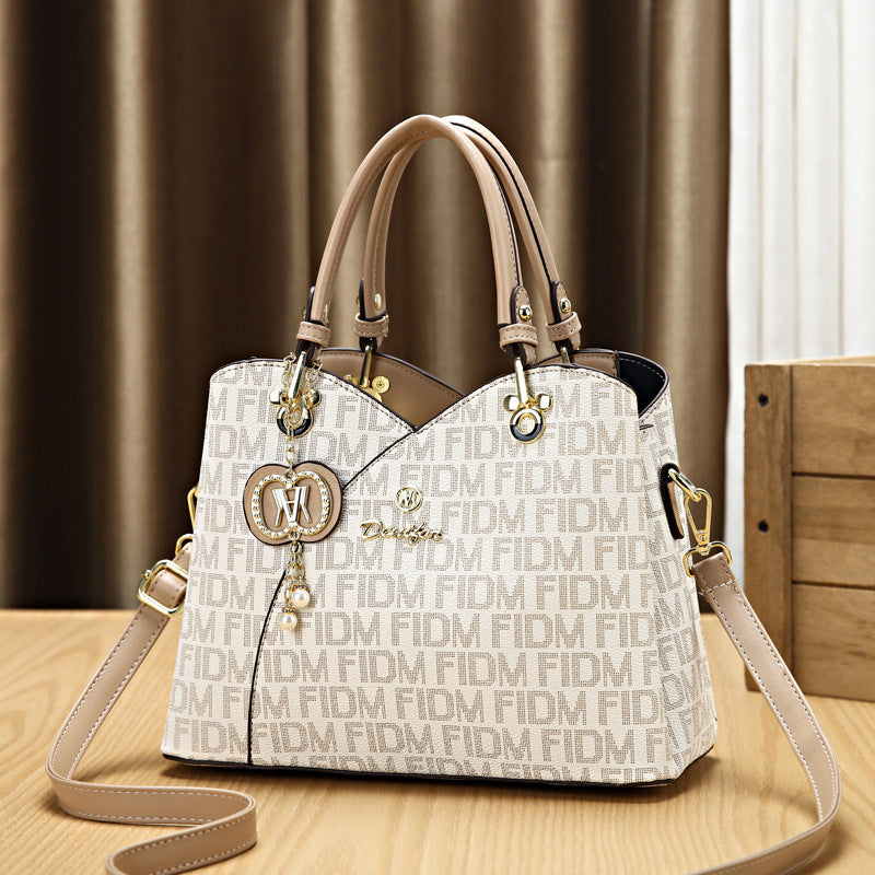 Women PU Leather Crossbody Tote Bag