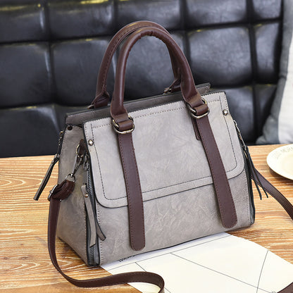 Fashion Retro Women Handbag Large Capacity Crossbody Bag