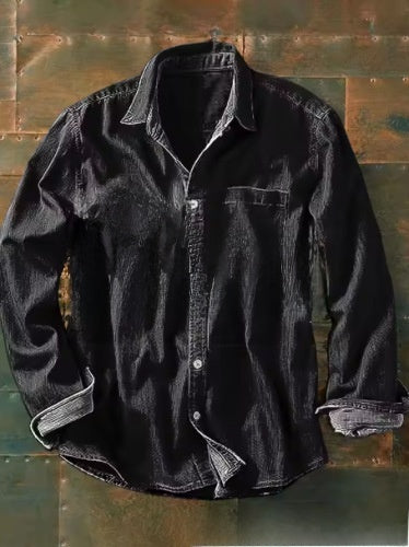 Retro Plaid Long Sleeve Shirt