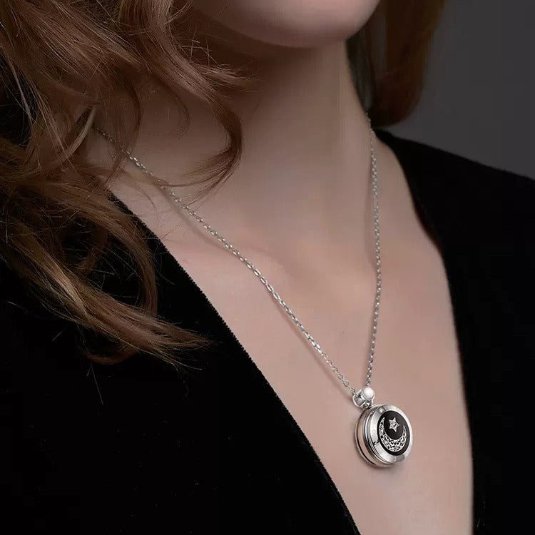 Smart Agate Necklace with Remote Vibration