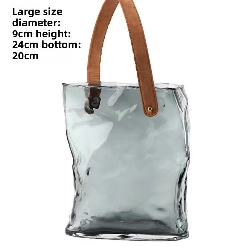 Luxury-basic color handbag