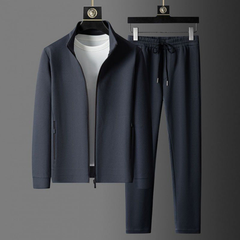 Men's Sportswear Suit Jacket and Trousers Set