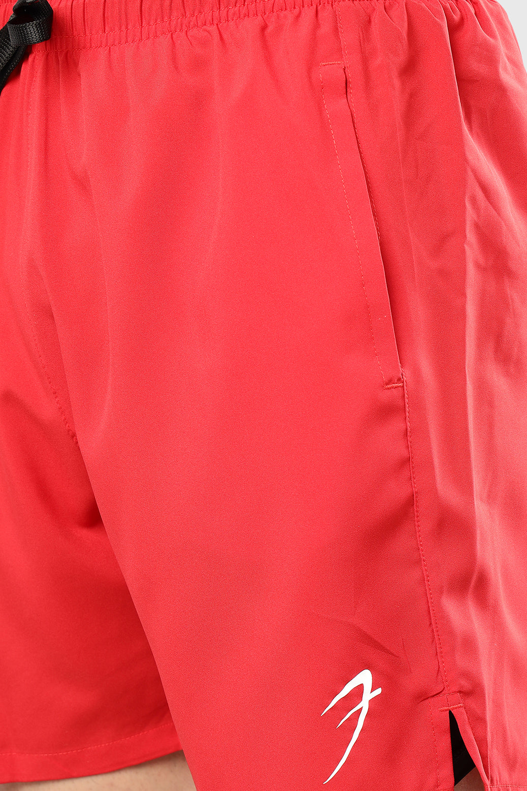 2 in 1 Compression Shorts Red