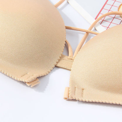 Seamless Front Closure Wireless Bra Vest