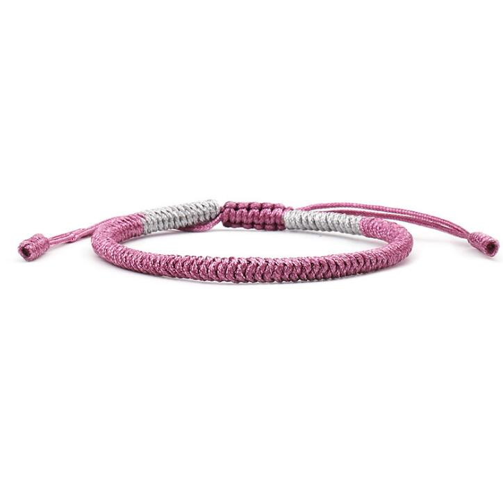 10pcs Multi Color Tibetan Buddhist Good Lucky Charm Tibetan Bracelets Handmade Knots Rope Bracelet