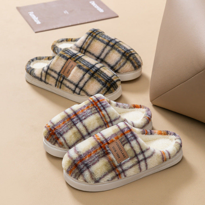 Winter Plush Non-Slip Indoor Slippers