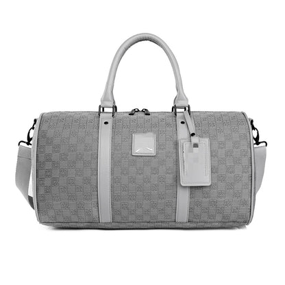 Chessboard diagonal crossbody bag