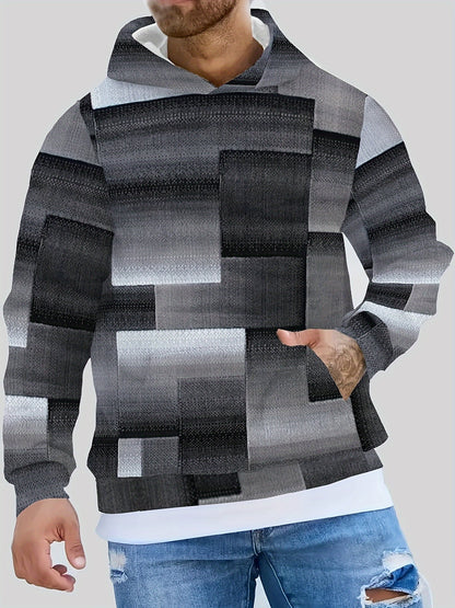 Mens Hooded Pullover Sweatshirt