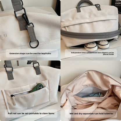 Large-capacity short-distance travel storage luggage bag