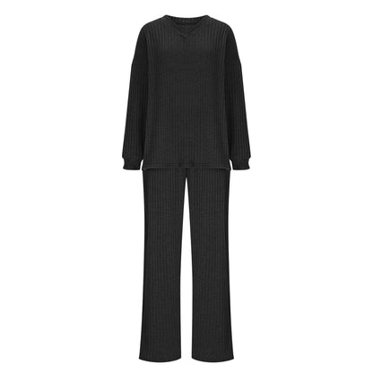Casual Two-Piece Set with T-Shirt and Pants