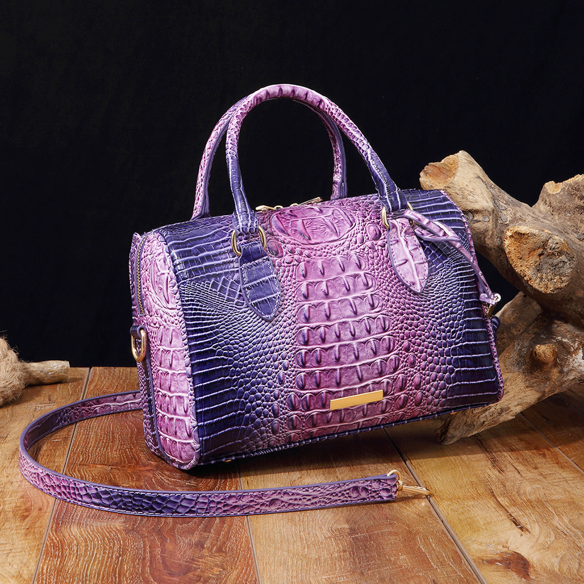 Retro travel women's bag