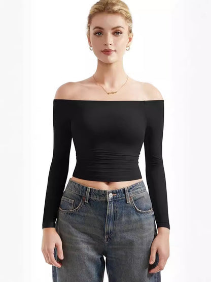 One-shoulder T-shirt