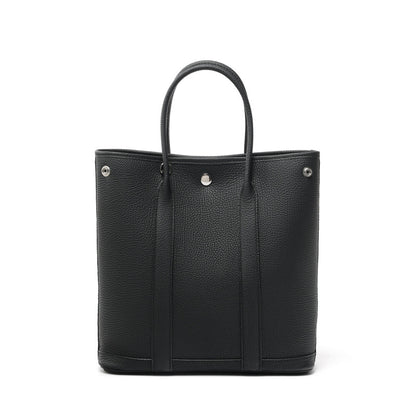 Large-capacity genuine leather handbag