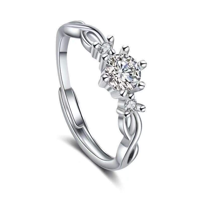 Adjustable Zirconia Wedding Ring