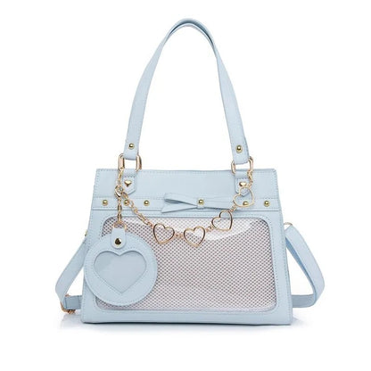 Versatile transparent crossbody pain bag
