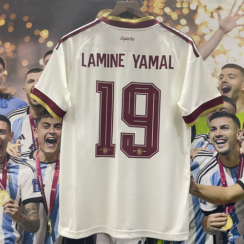 2026 Yamal Same Style Men's and Women's Home Short-Sleeved Football Uniform