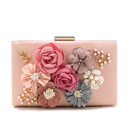 Stylish floral evening bag