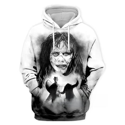 3d digital printing street men's crown sweatshirt