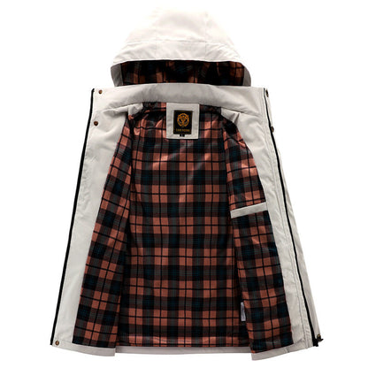 Mens Hooded Parka Jacket