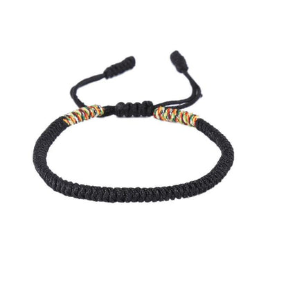 10pcs Multi Color Tibetan Buddhist Good Lucky Charm Tibetan Bracelets Handmade Knots Rope Bracelet