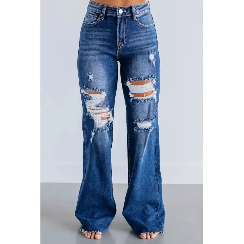 Womens Denim Trousers