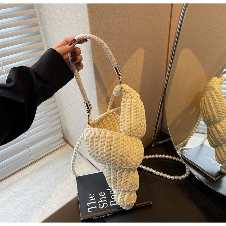 Handmade Woven Bag Women's Conch Shell Crossbody Bag