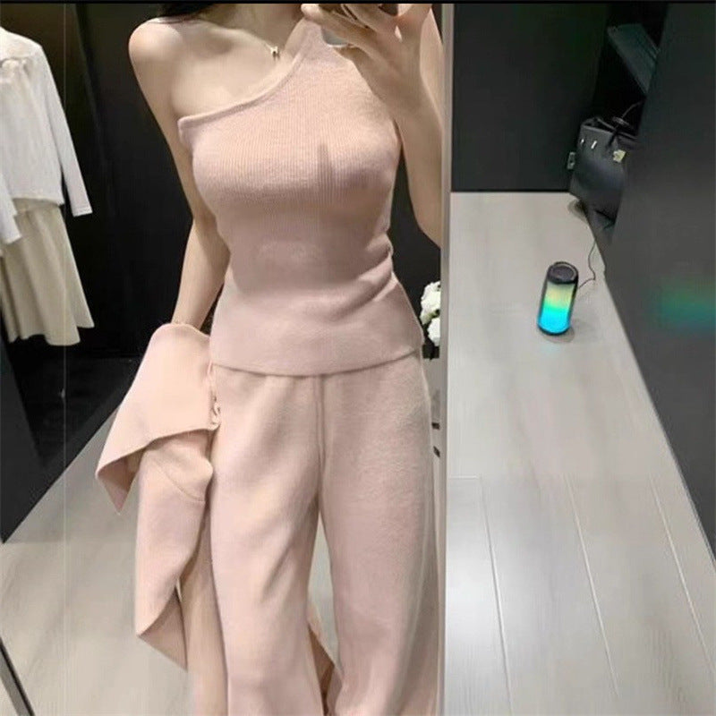 Knitted sweater suit
