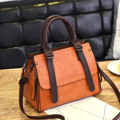 Fashion Retro Women Handbag Large Capacity Crossbody Bag