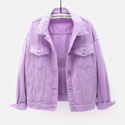 Plus-size denim jacket
