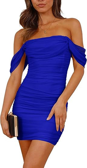 Off-Shoulder Bodycon Party Dress
