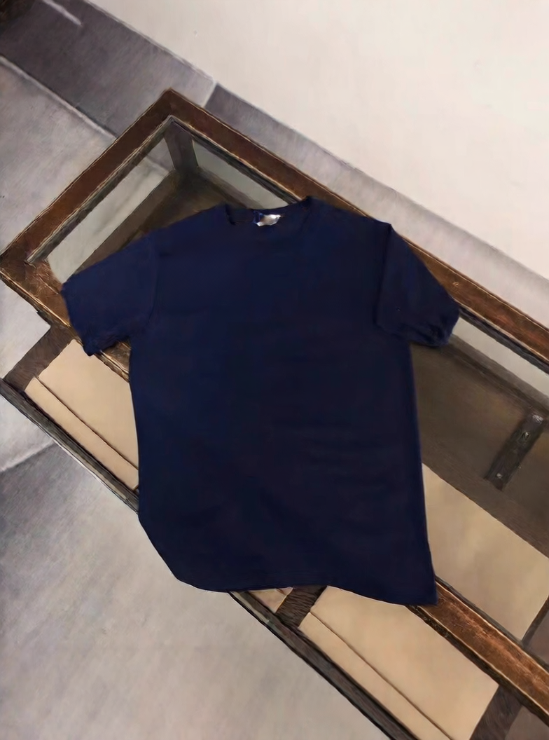 Casual Cotton Embroidery T-Shirt