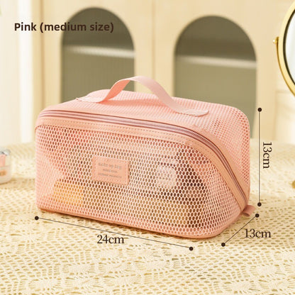 Portable makeup bag storage box