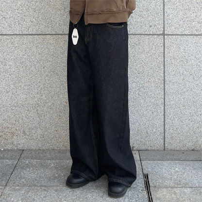 Loose Wide Leg Denim Pants for Men