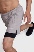 2 in 1 Laser Short Beige/Black