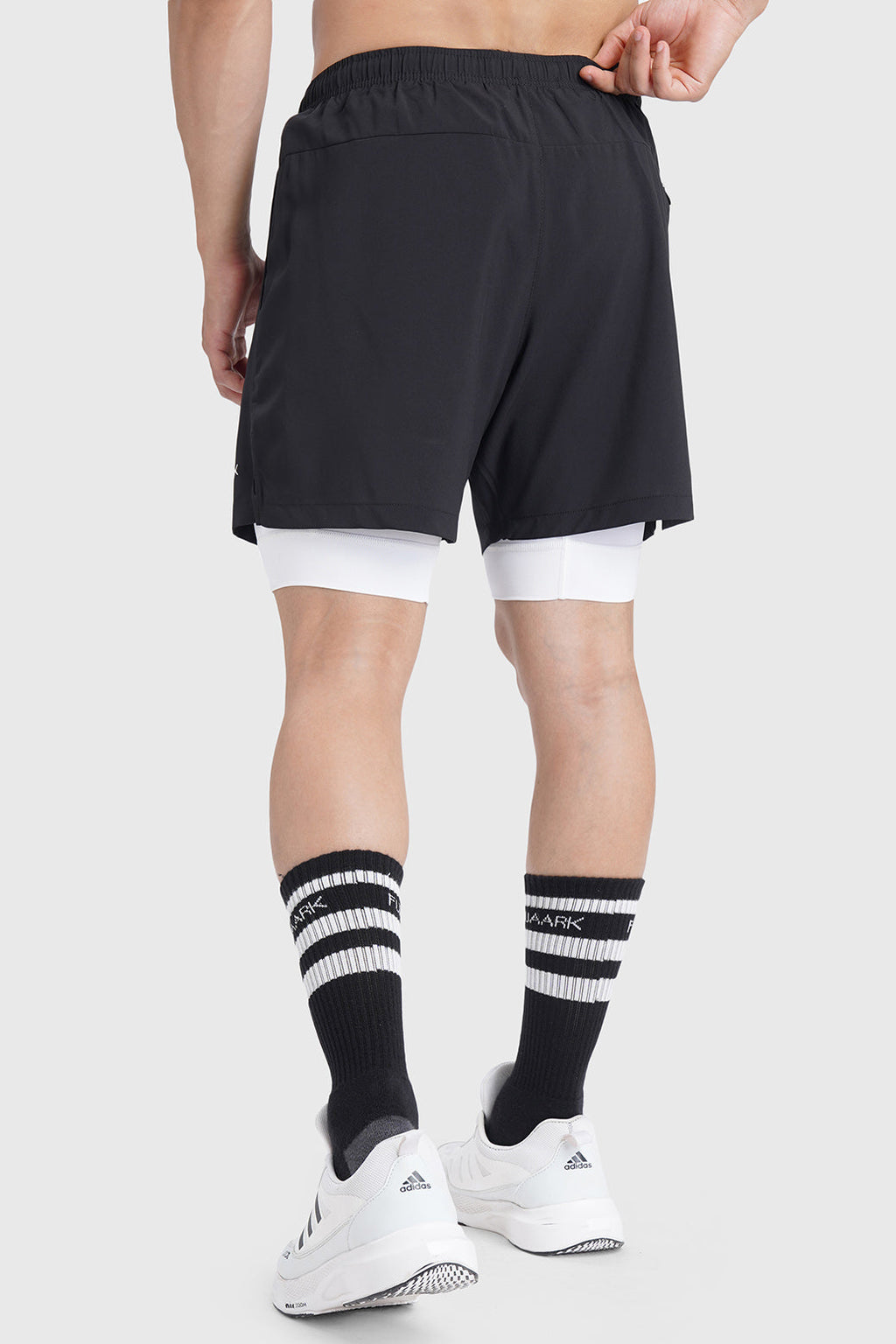 2 in 1 Laser Short Black