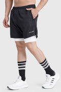 2 in 1 Laser Short Black