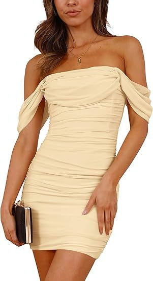 Off-Shoulder Bodycon Party Dress
