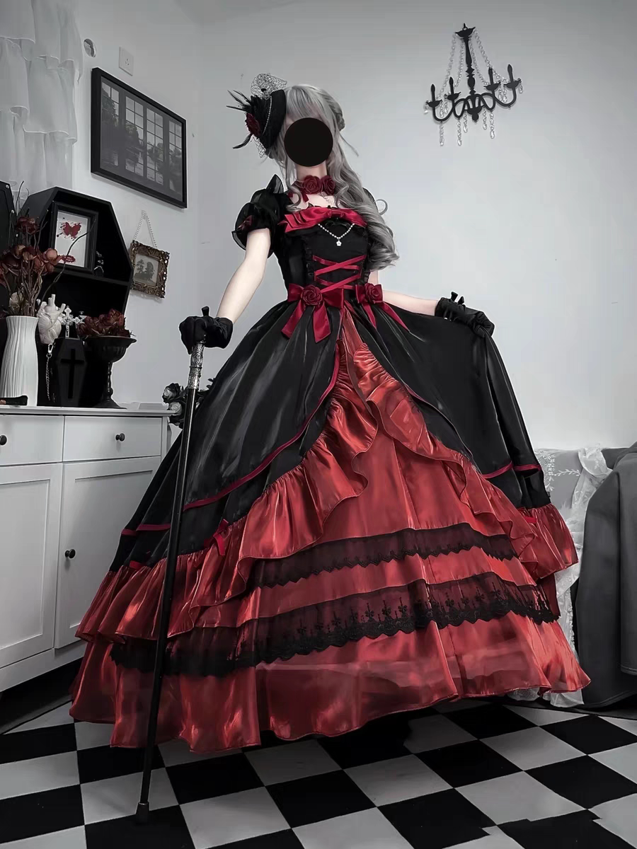 Lolita Formal Dress with Waist Bow