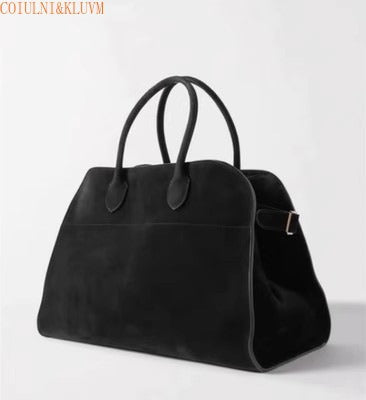 Retro Suede Tote Bag for Women