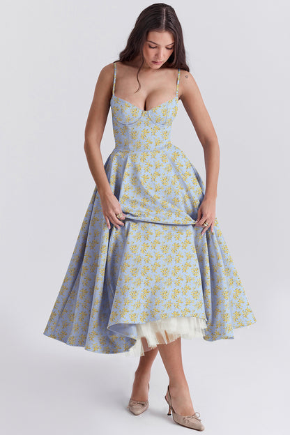 French Mesh Princess Dress with Large Swing