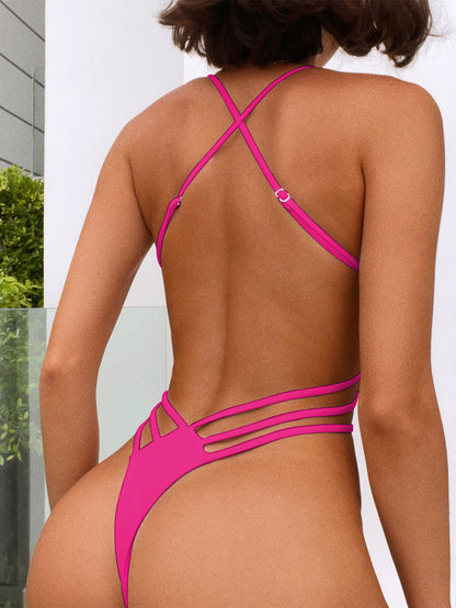 Sexy Backless One-Piece Swimwear for Women