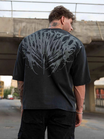 Printed Cotton Short-sleeved Sports T-shirt