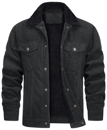 Mens Corduroy Jacket with Wool Liner