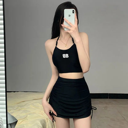 Swimsuit Women's Long-sleeved Blouse Slimming Fashionable