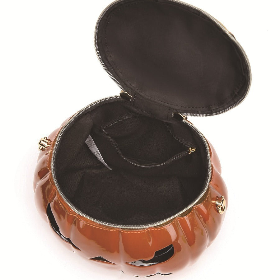 3D Pumpkin Head Shoulder Bag