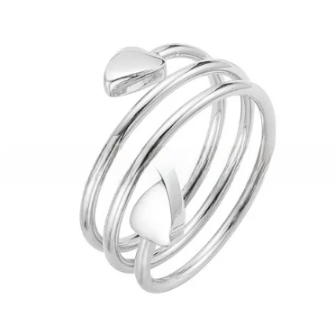 Heart Shaped Magnetic Stainless Steel Ring