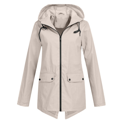 Lightweight Hooded Windproof Jacket for Women