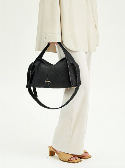 Songmont Eaves Hobo Leather Crossbody Bag