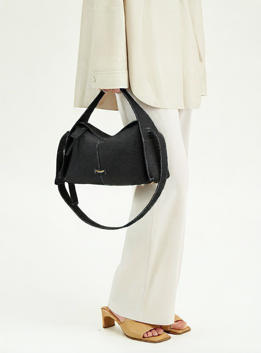 Songmont Eaves Hobo Leather Crossbody Bag